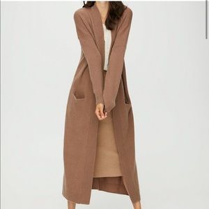The Group by Babaton - Chocolate Coloured Long Cardigan